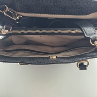 Guess Noelle Girlfriend Logo Bag BG787906 Black with Handles and Shoulder Strap