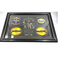 Framed Guns N Roses Appetite for Destruction Memorabilia Art
