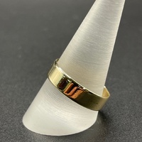 Unisex 9ct Yellow Gold Plain Wedding Band Ring