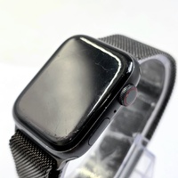 Apple Watch SE 44mm GPS + Cellular Midnight Aluminum Case Milanese Loop Band