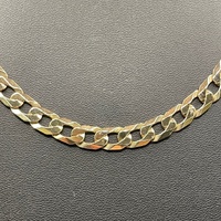 Unisex 9ct Yellow Gold Curb Link Necklace