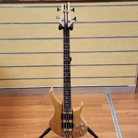 Magna 4 String Maple Ash Electric Bass Guitar with Hard Case