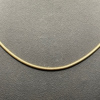 Ladies 9ct Yellow Gold Snake Link Necklace