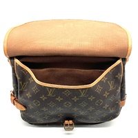 Louis Vuitton Saumur 30 Monogram Canvas Crossbody Bag Authentic