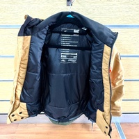 O'Neill Youth Jacksaw Snow Jacket Size 8 Rich Caramel Waterproof