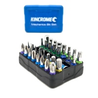 Kincrome 33 Piece Mechanics Security Bit Set and Bit Holder with Case