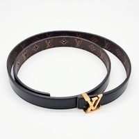 Louis Vuitton Calfskin Monogram 20mm 35.4 Inch LV Iconic Reversible Belt