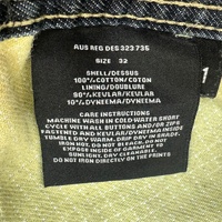 Sartso Trust Mens Kevlar Lined Riding Jeans Size 32