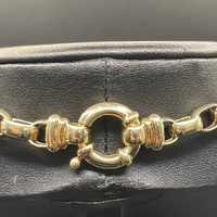 Ladies 9ct Yellow Gold Belcher Link Necklace