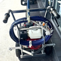 Atomex LM‑70G Single Gun Line Marking Machine 6HP Honda GX‑200 3300 PSI