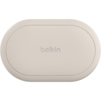 Belkin SoundForm ClearFit Open-Ear Wireless Earbuds - Bluetooth Headphones with IPX5 Water Resistance & Deep Bass - Sand