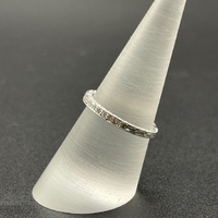 Ladies 18ct White Gold Natural Diamond Enhancer Ring