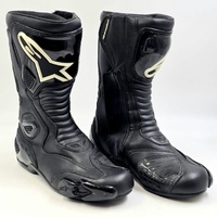 Alpinestars S-MX 5 Motorcycle Boots Black - Size 44 - Road Racing