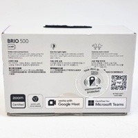 Logitech Brio 500 Full HD 1080p Webcam with HDR, Auto-Light Correction & Noise-Reducing Mics - Graphite