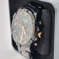 Chisel Alex 5829269 Mens Chronograph Black Stainless Steel Watch 100m WR