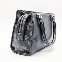 Guess Erica Triple Compartment Shoulder Bag Black Crossbody Strap