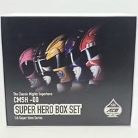 Ace Toyz CMSH-00 Classic Mighty Superhero Figure Box Set - Power Rangers - Includes Exclusive Combined Weapon