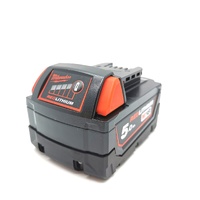 Milwaukee M18 18V RedLithium-Ion 5.0Ah Extended Capacity Battery Pack M18B5