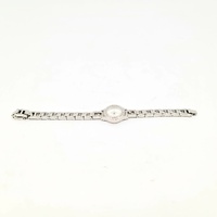 Guess W0411L1 Ladies Analog Watch Silver Tone Crystal Quartz Stainless