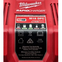 Milwaukee M18 DFC 18V Dual Bay Rapid Battery Charger