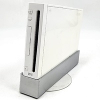Nintendo Wii Console White RVL-001 (AUS) GameCube Compatible - Console & Leads (No Controllers)