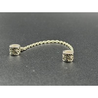Ladies 925 Sterling Silver Pandora Safety Chain Charm