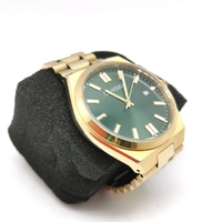 Chisel Green Dial Gold Tone Stainless Steel Mens Analog Watch 5821044