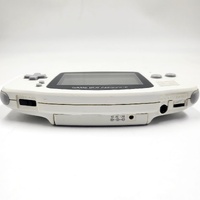 Nintendo Game Boy Advance AGB-001 White Console w/ Aftermarket Battery Cover