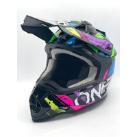 O'Neal Limited Edition 2SRS Glitch Multi Motocross MX Helmet Size M