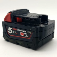Milwaukee M18 18V RedLithium-Ion 5.0Ah Extended Capacity Battery Pack M18B5