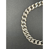 Unisex 925 Sterling Silver Curb Link Bracelet