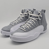 Nike Air Jordan 12 Retro Stealth CT8013-015 White Cool Grey Size US 9