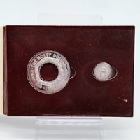 1988 Perth Mint The Holey Dollar and The Dump Silver Commemorative 2 Coin Set