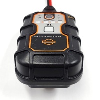Harley-Davidson 1A Battery Charger with Jumper Leads Motorcycle Battery Charger
