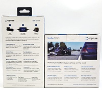 Kapture 592GPS Full HD Front & Rear Dash Cam Dual Camera Car DVR with GPS + 3 Wire Hardwire Kit