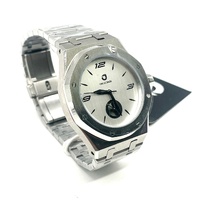 Uncle Jack Pioneer Steel Watch Unisex Silver Octagon Case Japan Quartz