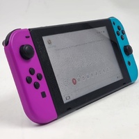 Nintendo Switch V2 Console HAC-001(-01) Neon Purple/Blue - Includes with Dock & Cords