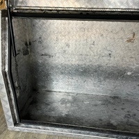 MW Ute Aluminium Tool Box Side Opening 1480mm Checker Plate with Key