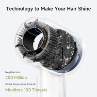Laifen Mini High Speed Hair Dryer Glacier Blue