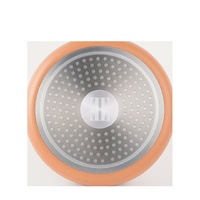 Elle Home EH3PFSAW 3 Piece Frypan Set Apricot Wash Non Stick Induction