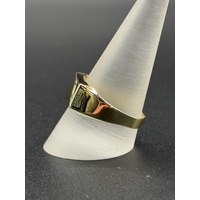 Mens 9ct Yellow Gold Signet Ring