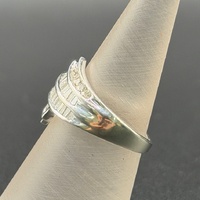 Ladies 9ct White Gold Diamond Cluster Ring
