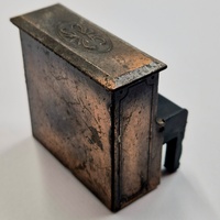 Antique Metal Piano Pencil Sharpener Vintage Miniature Desktop Collectible Music Decor