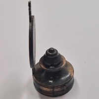 Antique Metal Pencil Sharpener Oil Lamp Vintage Miniature Collectible Desk Decor