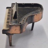 Antique Metal Grand Piano Pencil Sharpener Vintage Collectible Desk Decor