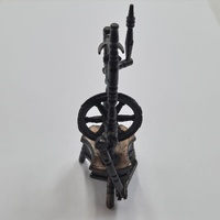 Antique Metal Spinning Wheel Pencil Sharpener Vintage Collectible Desktop Decor