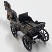 Antique Style Metal Pencil Sharpener Horse Drawn Carriage Vintage Desk Collectible