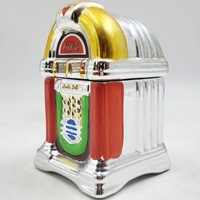 Gibson Coca Cola Jukebox Salt & Pepper Shaker Set Retro Diner Collectible