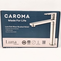 Caroma Luna Collection Brushed Nickel Sink Mixer Tap 68188BN4AF