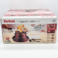 Tefal Ingenio Simply Cook 9pc Cookware Set Non-Stick Induction